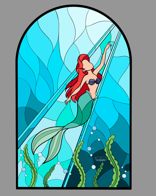 Mermaid Princess Mini Print
